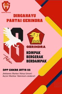 HUT ke-18 GERINDRA